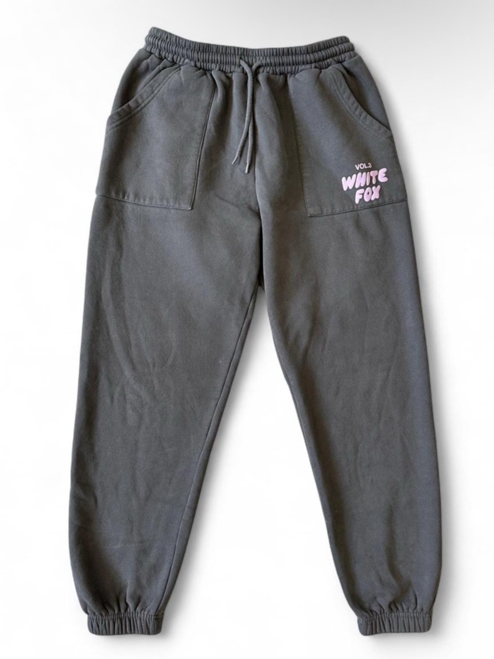 White Fox Offstage Sweatpants Volcanic Women’s Casual Wear - Size Medium